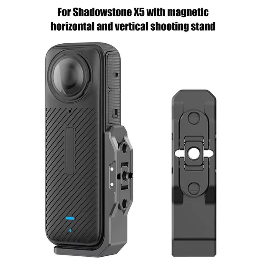 Insta360 Magnetischer faltbarer L-förmiger Halterungsadapter für X5 und X4 in Schwarz - Bild 4