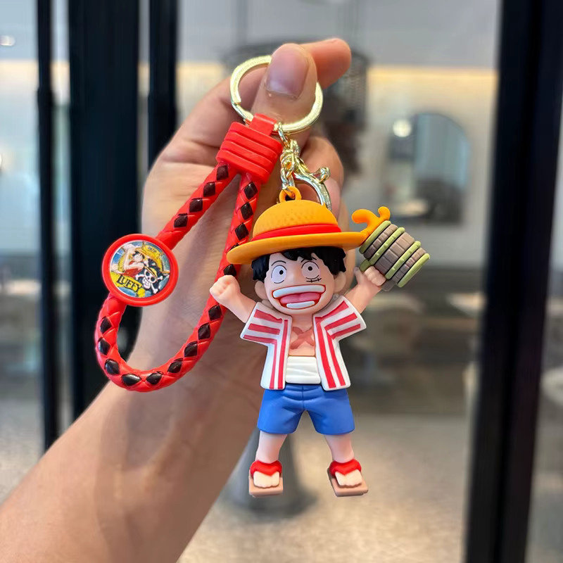 Bandai Schlüsselanhänger One Piece Strohhut-Crew Figuren, Anime - Bild 2