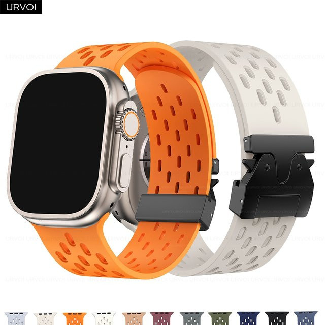 URVOI Uhrenarmband Silikon, Bunt, Unisex - Bild 1