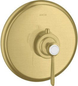 Hansgrohe Axor Montreux Fertigset Thermostatarmatur mit Hebelgriff in Brushed Brass - Bild 1