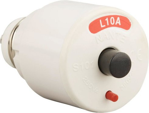 SLS-Elektro Leitungsschutzschalter Schraubautomat, 1-polig, B, 10 A, weiss - Bild 1
