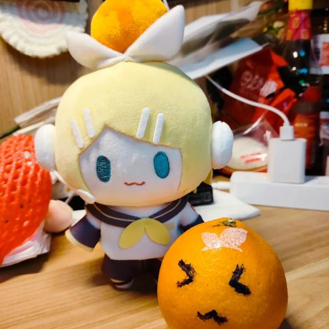 Vocaloid Hatsune Miku Kagamine Len Rin Plüschtier, 15cm - Bild 1