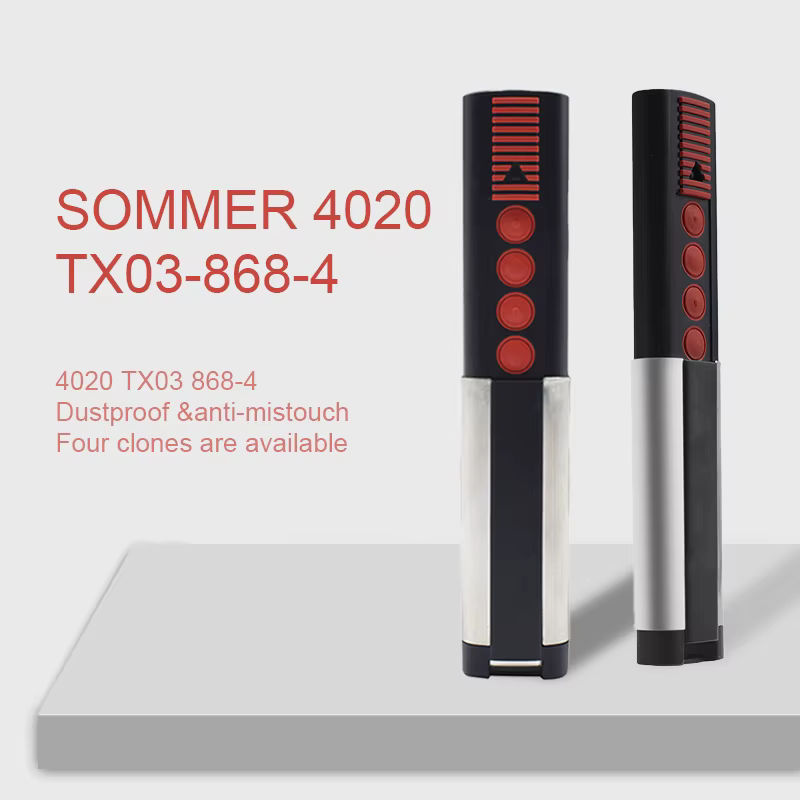 Sommer Garagenfernbedienung Sommer 4020 TX03-868-2 Europa und Amerika Rolling Code Toröffner Sender in Schwarz - Bild 3