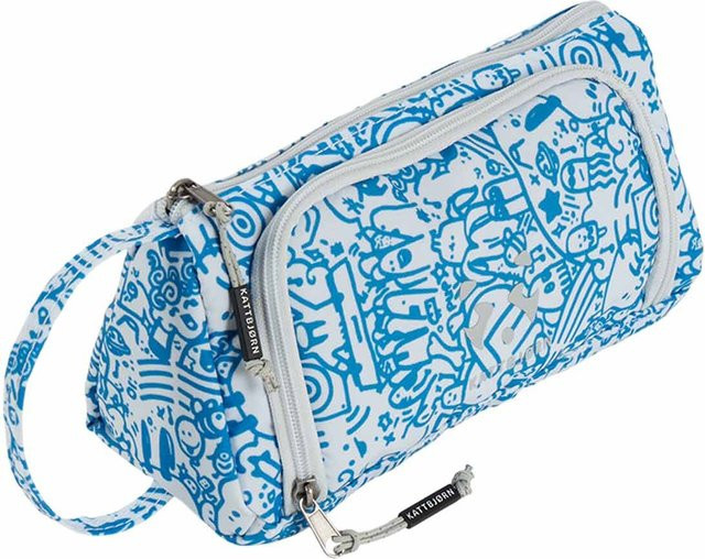 kattbjørn Swag Bag Eat my Style Schulranzen in Weiß/Blau - Bild 1