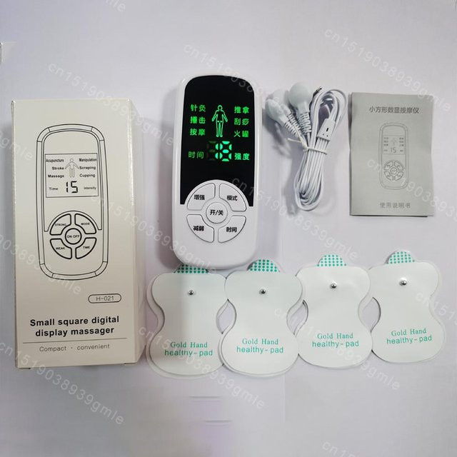 emsa EMS Elektrischer Muskeltherapie-Stimulator in Weiß mit 6 Modi für Physiotherapie und Körpermassage - Bild 1