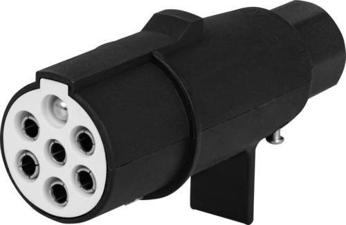 SecoRüt EP031 Anhänger Stecker 7polig Typ S in Schwarz aus Kunststoff - Bild 1