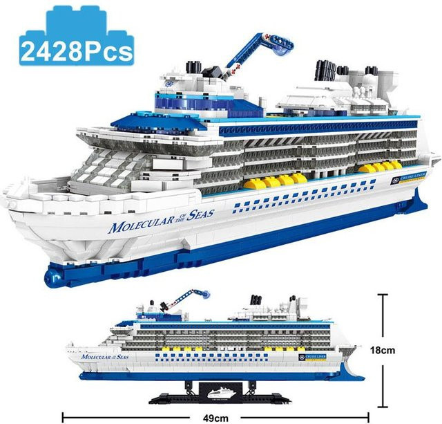 Stadt Cruise Liner Schiff Segelboot, Bausteine, 2428 Teile, ab 14 Jahren - Bild 1