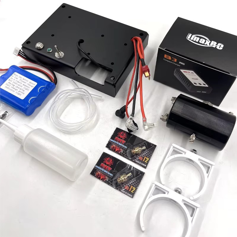 FZXF Elektronischer Methanol-Einlass-Start-Kit für TOYAN Doppelzylinder-Motormodellbausatz - Bild 2