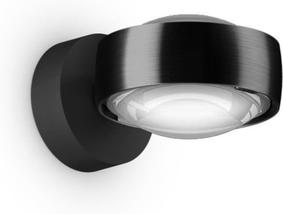 Occhio Sento D verticale up LED-Wandleuchte in Schwarz matt mit Occhio air Modul und warmweißem Licht (3000K) - Bild 1