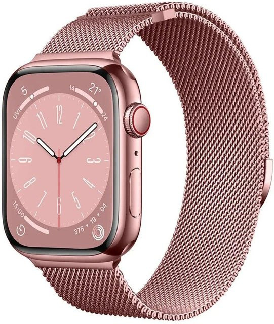 MY-CASE Uhrenarmband Edelstahl, Roségold, Unisex - Bild 1