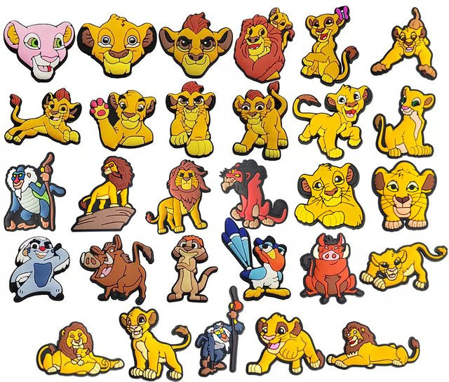 Simba Schuh-Charms, Cartoon, Unisex - Bild 1