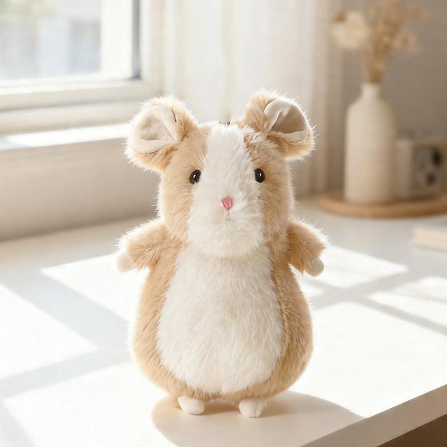 Süße Maus Blumenast Ratte, Plüschtier, ab 0 Jahren - Bild 1