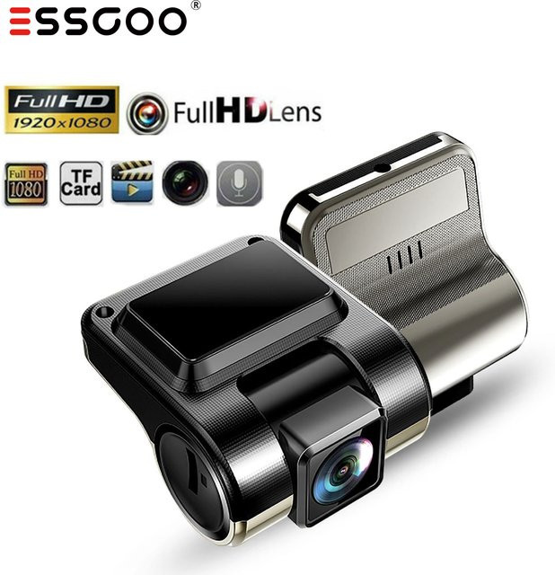 ESSGOO Dashcam mit Full HD 1080P Nachtsicht, 170 Grad Weitwinkel und G-Sensor, IP66 wasserdicht, inklusive 32G TF Karte - Bild 1