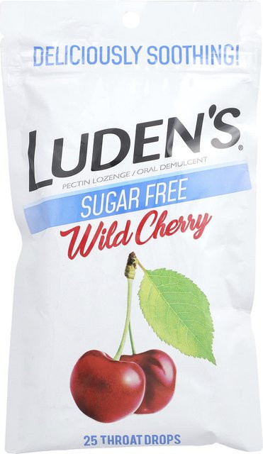 Luden'S Pektin-Pastillen Wildkirsche, zuckerfrei, 25 Stück - Bild 1