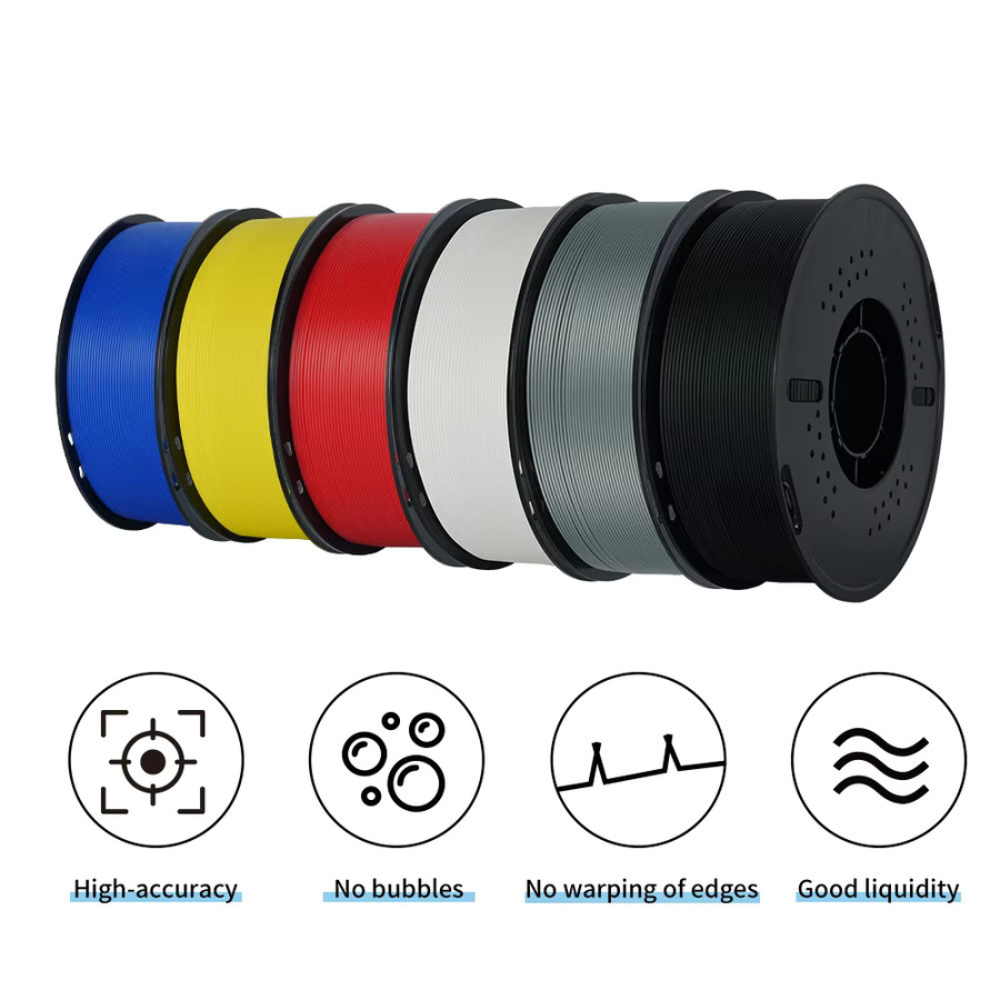 KINGROON ABS-Filament 1,75 mm für FDM-3D-Drucker in Blau und Mehrfarbig - Bild 2