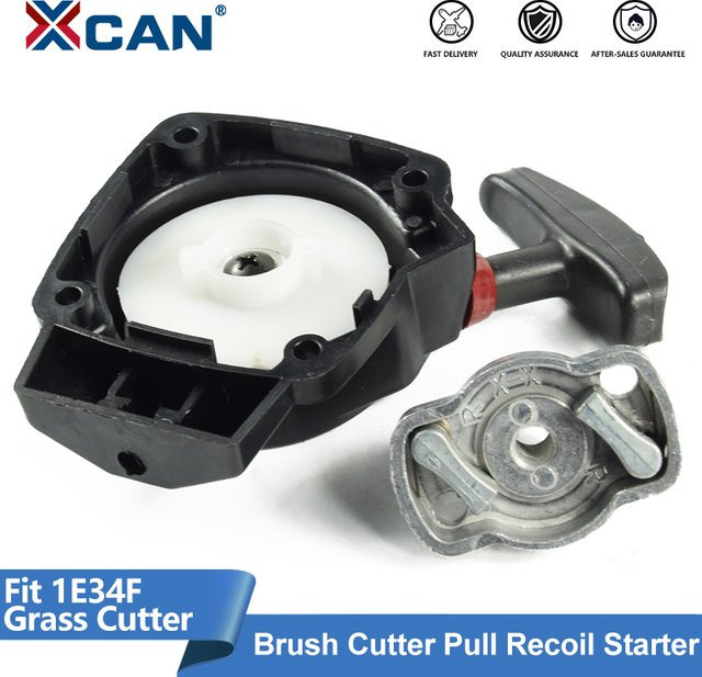 XCAN 2 Stück Pull Recoil Starter für Freischneider, Grasschneider und Heckenscheren in Schwarz - Bild 1