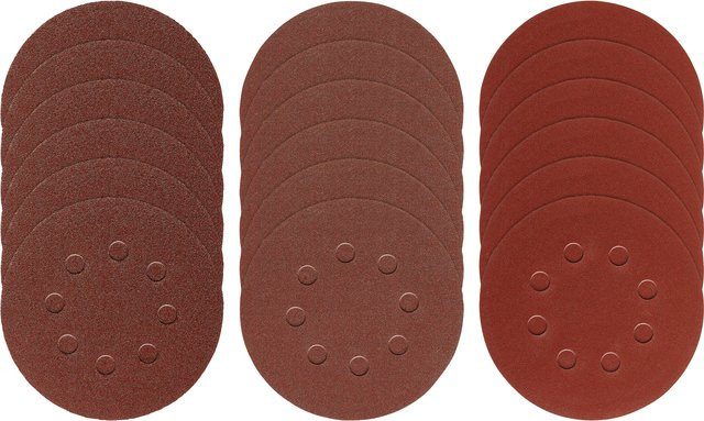 Parkside Schleifpapier 3 in 1 für Exzenterschleifer, braun, Durchmesser: 18,0 cm - Bild 1