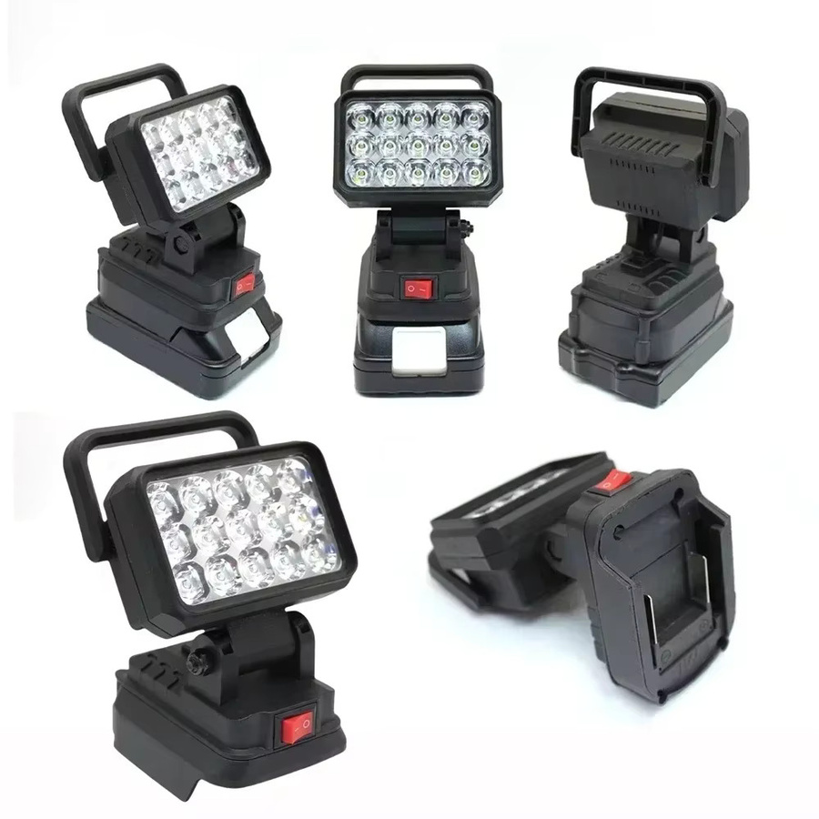 Makita LED-Arbeitsleuchte für 18V Li-Ionen-Akkus mit 15 LEDs in Schwarz - Bild 7