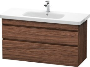 Duravit Waschtischunterschrank DuraStyle in Nussbaum Dunkelbraun, wandhängend, B: 113 cm, T: 44,8 cm, H: 61 cm - Bild 1