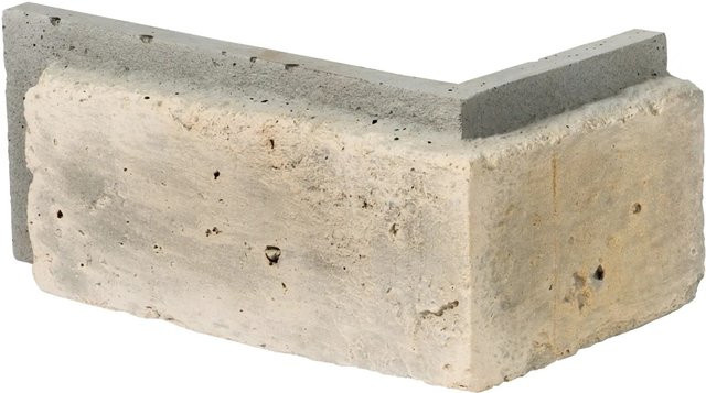 Stegu Verblender Ecke Monsanto in Beige mit Steinoptik und Beton-Struktur - Bild 1