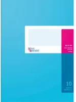König & Ebhardt Spaltenbuch mit 10 Spalten in A4, Farben: Blau und Pink - Bild 1