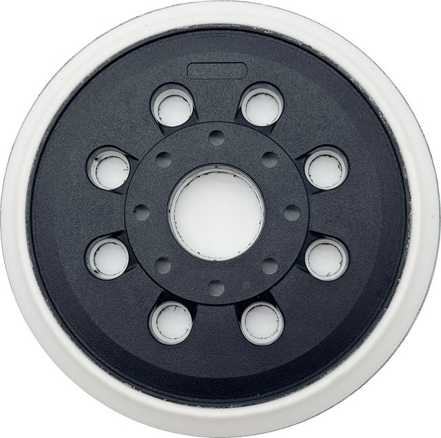 Bosch Klett-Stützteller 125 mm für GEX 125-1 AE, PEX 220 A und PEX 220 AE in Schwarz - Bild 1
