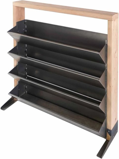 Bellissa Vertikales Hochbeet Inalto M4 aus verzinktem Stahl in Silberfarben, B/H/L: 32 x 100 x 100 cm - Bild 4
