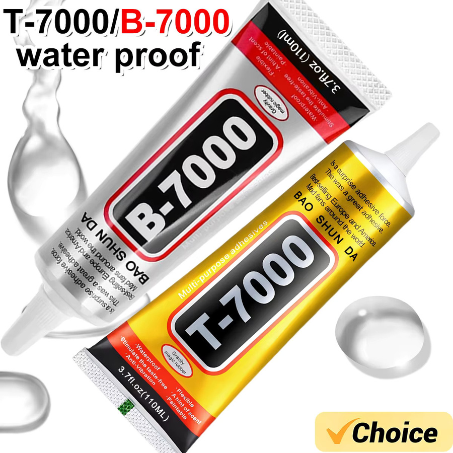 B-7000 und T7000 Universal-Reparaturkleber für Musikinstrumente, starker flexibler Flüssigkleber in Transparent oder Schwarz, 15 ml und 50 ml - Bild 6