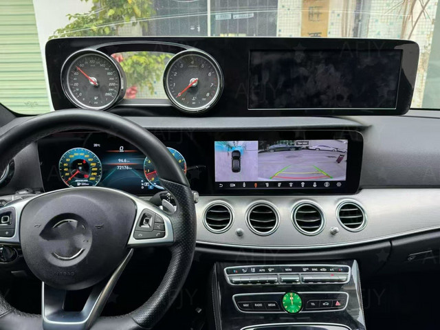 JYCC Digitales Kombiinstrument für Mercedes-Benz W213 mit Android 14, Tachometer, Radio, CarPlay, Android Auto und GPS in Schwarz, 12,3 Zoll - Bild 1
