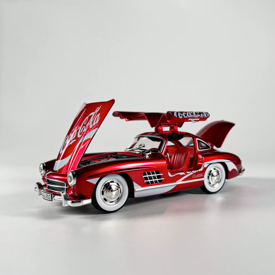 Maisto 300SL Cola Edition, Legierungsmodell, 1:24, Rot - Bild 1