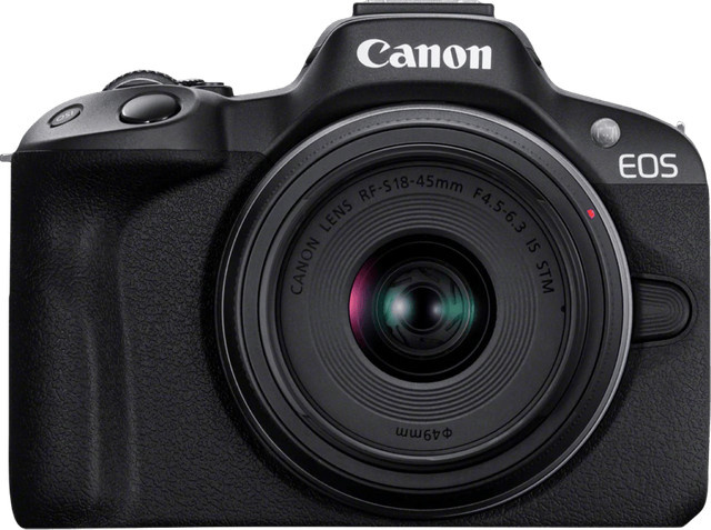 Canon R50 Content Creator Kit spiegellose Kamera in Schwarz mit RF-Objektiv - Bild 1