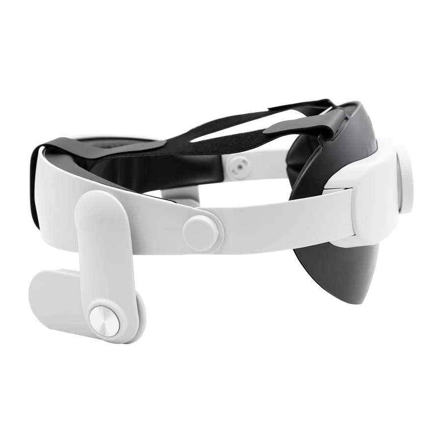 Ficep Halo Strap Kopfband für Oculus Quest 3 und Quest 2 in Weiß, verstellbares Zubehör für optimalen Tragekomfort - Bild 2
