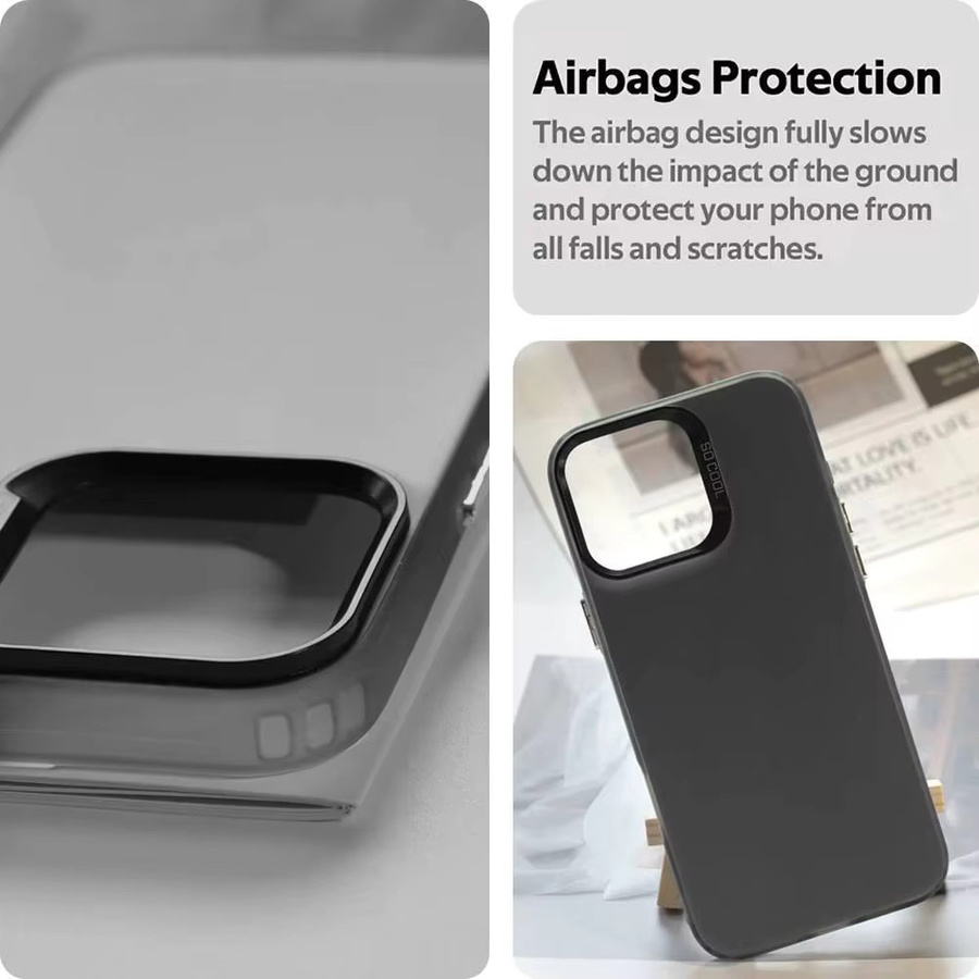 Stoßfeste iPhone Schutzhülle mit mattem Laser Aurora Design in Multicolour und Pink für iPhone 17 16 15 14 13 12 11 Pro Max Air - Bild 5