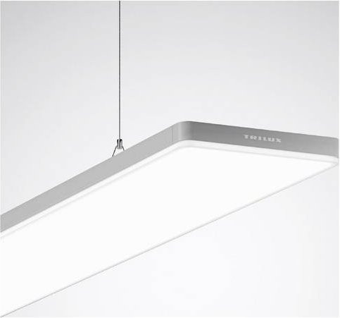 Trilux Lunexo H2 C LED-Hängeleuchte aus Aluminium in Weiß, dimmbar, rechteckig - Bild 1
