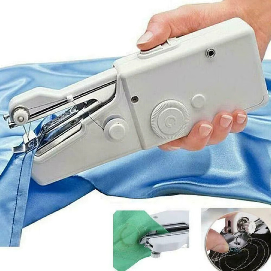 Genenic Mini Tragbare Intelligente Elektrische Handnähmaschine mit Nähset in Weiß - Bild 5