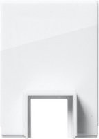 Gira Adapter zur Leitungseinführung für Kanal in Weiß, 15 x 15 mm - Bild 1