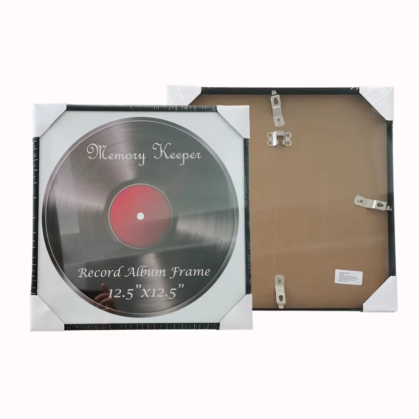 VCC Metall-Fotorahmen für LP-Schallplatten in Schwarz, Wandmontage, B/H: 31,75 x 31,75 cm - Bild 5