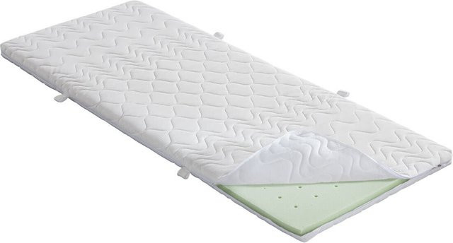 FBF bed&more Matratzen-Topper Peak Air Kaltschaum, weiß, B/L/H: 100 x 200 x 6 cm, Härtegrad H2-medium - Bild 1