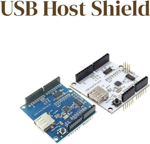 USB Host Shield Modul für Google ADK, kompatibel mit UNO MEGA MAX3421 Entwicklungsboards, Weiß - Bild 1