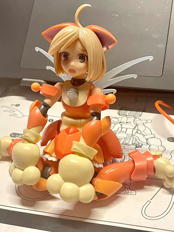 Kotobukiya Pokémon Jibanyan Soukou Musume Tsugumi Kozakura, Montage Modell Kit, Spielzeug Figur - Bild 3