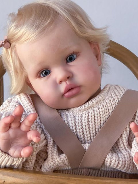 NPK Reborn Ellie Puppe, 60cm, lebensecht, Sammler-Kunstpuppe - Bild 1