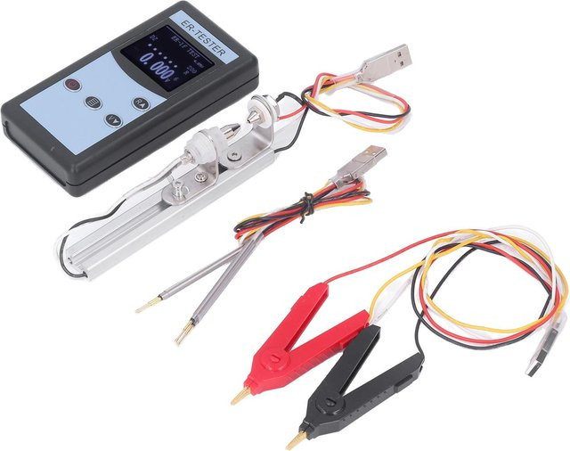 Handheld Lithium-Batterie Innenwiderstandsprüfer und elektrisches Energie-Messinstrument in Weiß - Bild 1