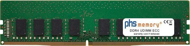 PHS-memory 16GB DDR4 UDIMM ECC 2400MHz RAM Speicher für Dell PowerEdge R330 (SP274434) - Bild 1
