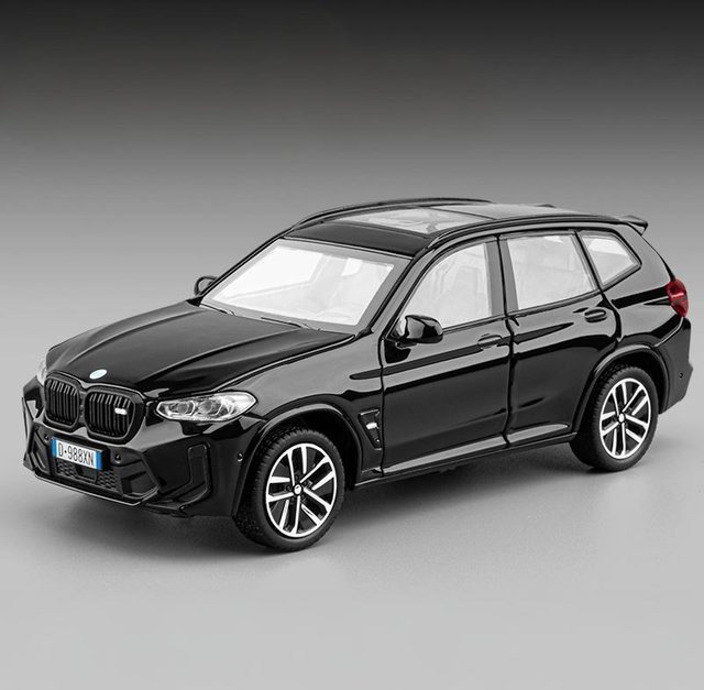 Fourall- Model Cars BMW X3M X3, Modellauto, 1:32, Metall, Schwarz, mit Licht und Sound - Bild 1
