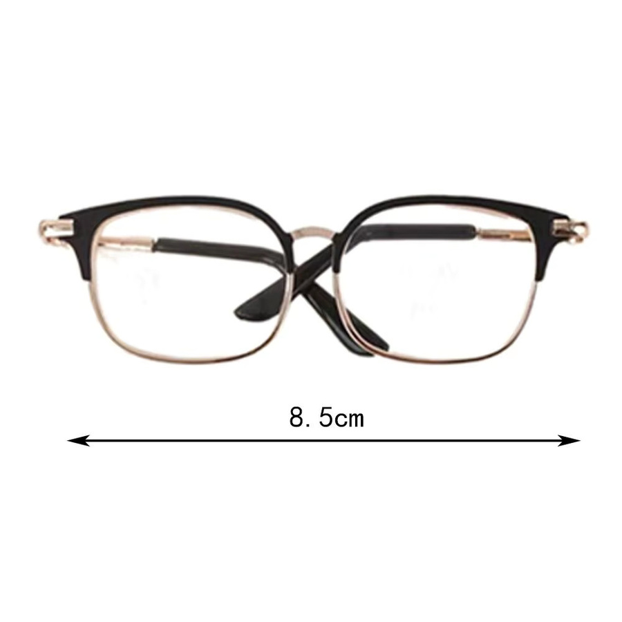 Puppe Brille, Zubehör, Metall, Schwarz, für 20 cm Puppen - Bild 2