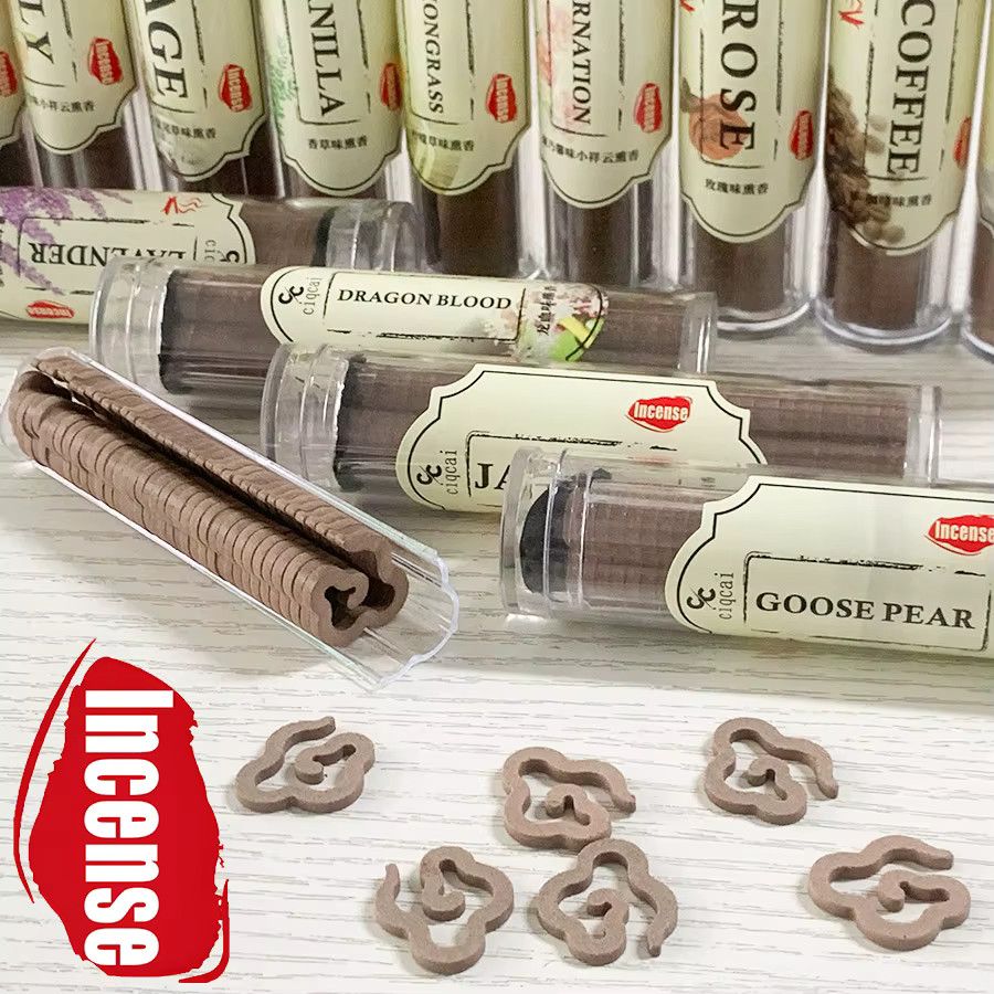 Jasenia 3er-Pack Handgemachte Spiral-Räucherstäbchen Set mit fünf Elementen - Bild 3