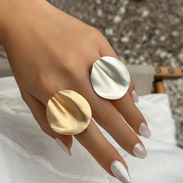 Ingemark Ringset, Gold, unregelmäßig geometrisch, Damen - Bild 1