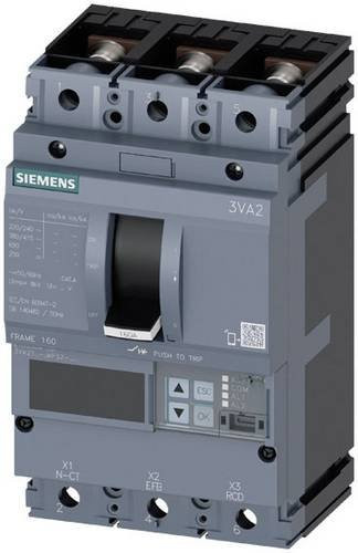 Siemens 3VA2140-7MP32-0AA0 Leistungsschalter in Grau mit einem Einstellbereich von 16 - 40A und einer maximalen Schaltspannung von 690 V/AC - Bild 1