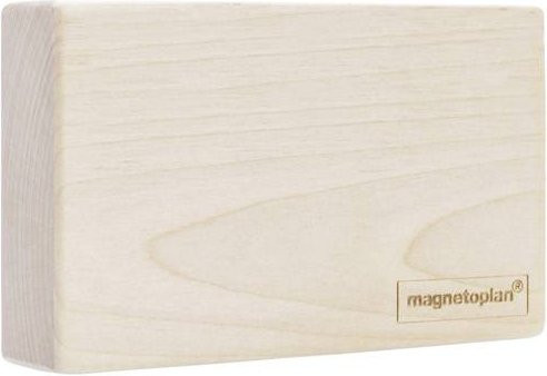 Magnetoplan Magnetischer Stiftehalter Tafelschreiberhalter aus Holz in Birke Braun B: 11,4 cm, H: 7,0 cm - Bild 1