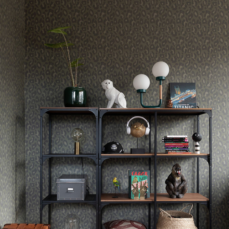 Studio Lisa Bengtsson Tapete This is it Green mit Tiermotiv im skandinavischen Design aus Vlies - Bild 2